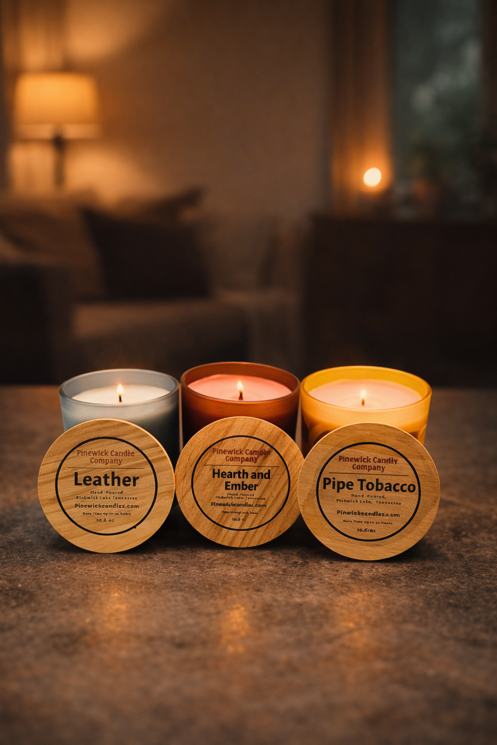 Trio Bundle — Leather / Hearth / Pipe