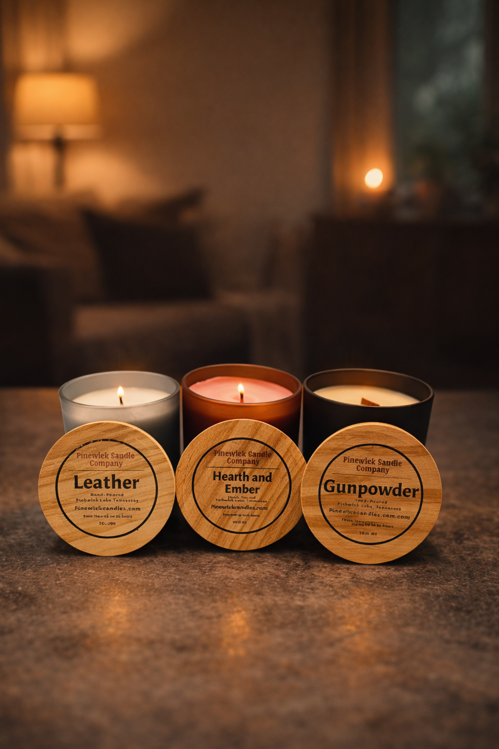 Trio Bundle — Leather / Hearth / Gunpowder