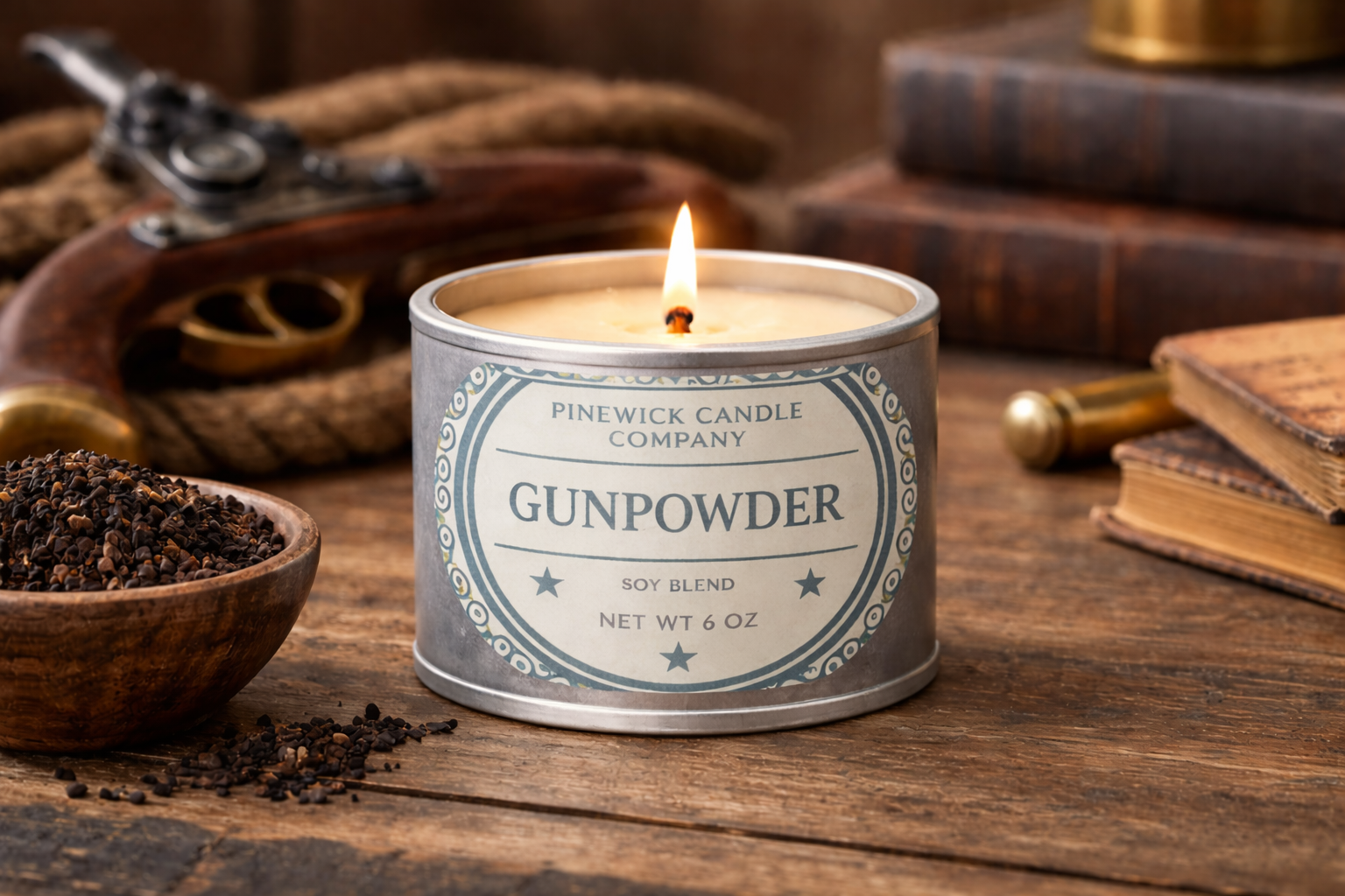 Gunpowder Tin (6 oz)