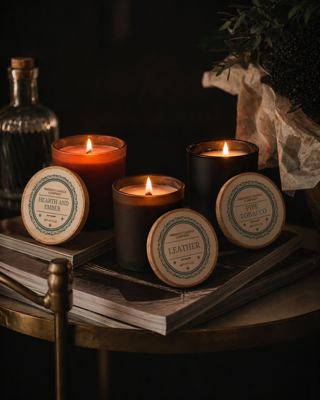 Trio Bundle — Leather / Hearth / Pipe